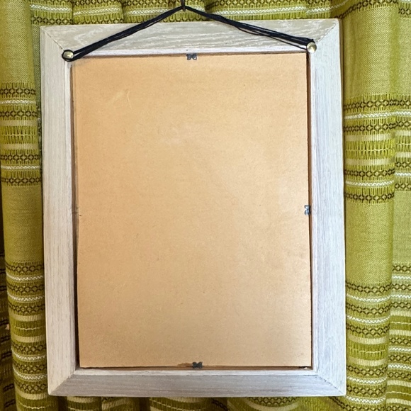 Vintage 1970s paint by numbers, Maltese dog on cushion, wood framed PBN - Picture 4 of 4